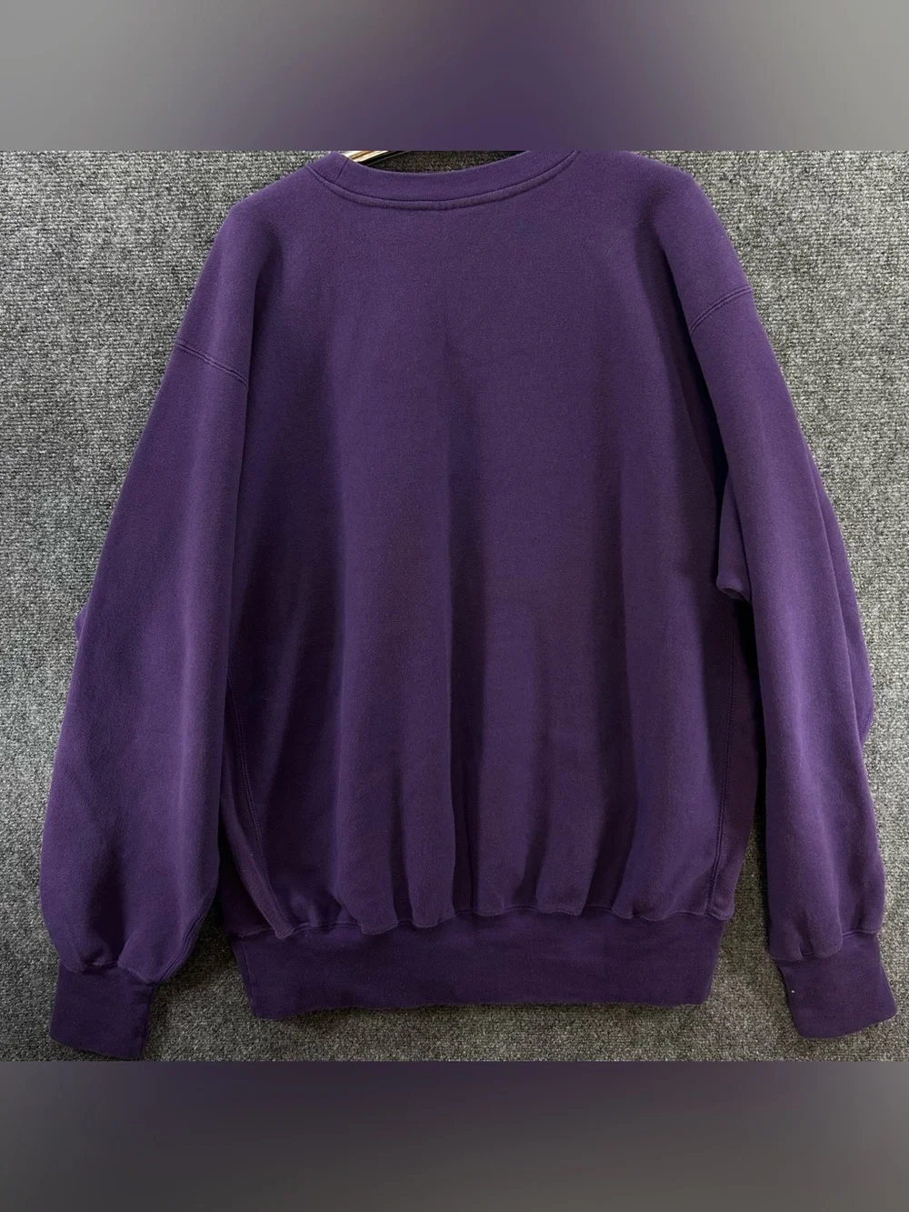 Vtg ACU Abilene Christian Univ Purple Crewneck Sweatshirt XL Pro Weave MV Sport
